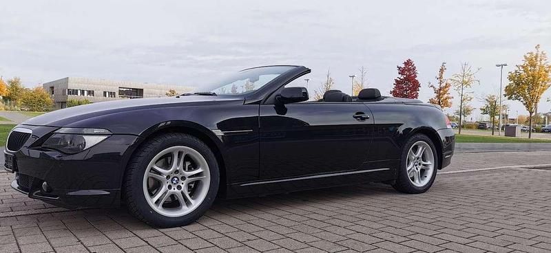 Black saphire metallic Gebraucht 2006 BMW 630 Cabriolet Cabrio | 17.990 € (Etwas zu teuer) - Bild 1/4