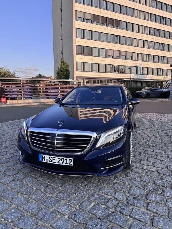 Blau Gebraucht 2015 Mercedes S350 Limousine | 38.990 € - Bild 1/4
