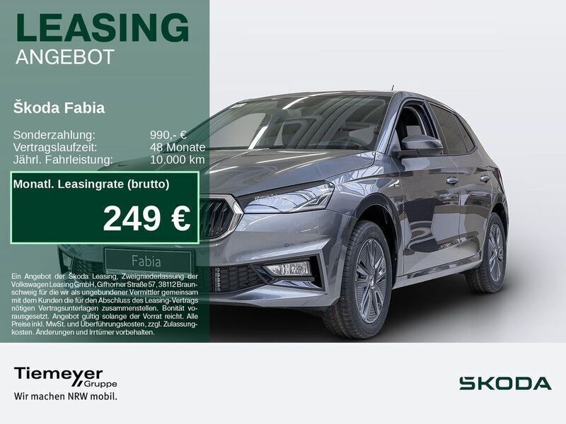 Graphitegrau metallic Neu 2024 Skoda Fabia Drive Kleinwagen | 23.980 € (Teuer) - Bild 1/4