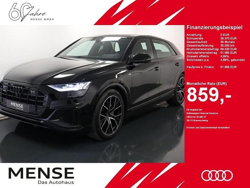 Mythosschwarz Gebraucht 2022 Audi Q8 S-Line SUV | 61.985 € (Fairer Preis) - Bild 1/4