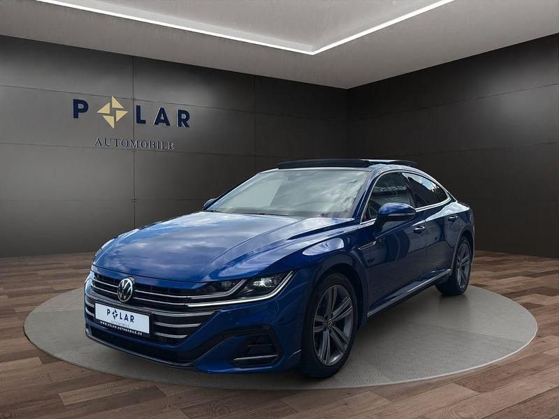Blau Gebraucht 2022 VW Arteon R-line Limousine | 32.490 € (Etwas zu teuer) - Bild 1/4