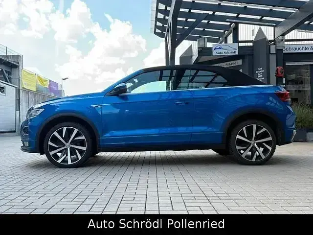 Gebraucht VW T-Roc Cabriolet R-line 190 PS (139 kW) 2020 Blau Cabrio