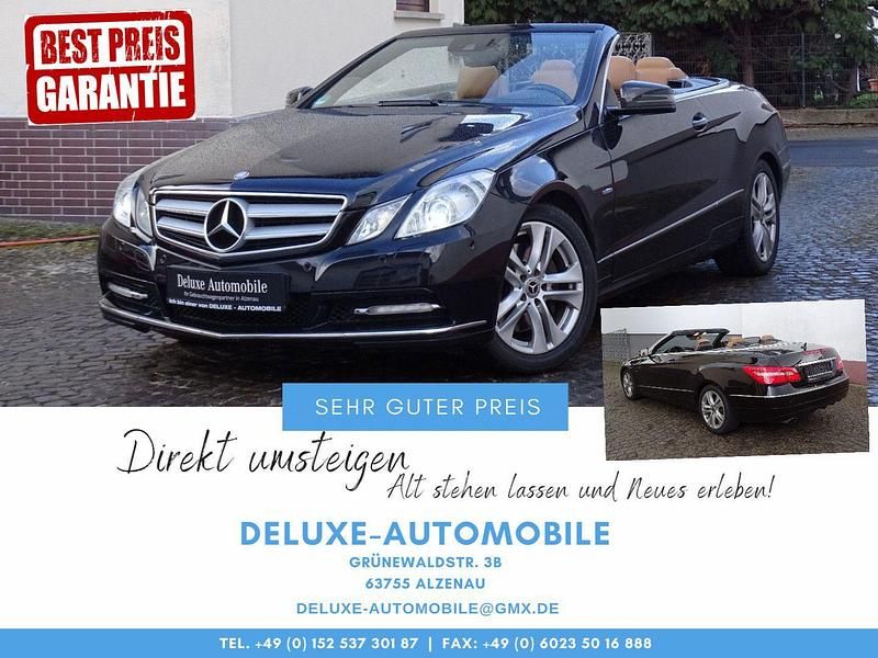 Gebraucht Mercedes E250 204 PS (150 kW) 2011 Schwarz Cabrio