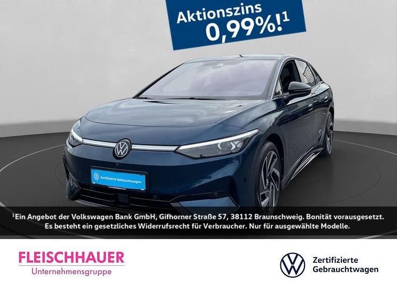 Blau Gebraucht 2024 VW ID.7 Pro Limousine | 47.990 € (Teuer) - Bild 1/4
