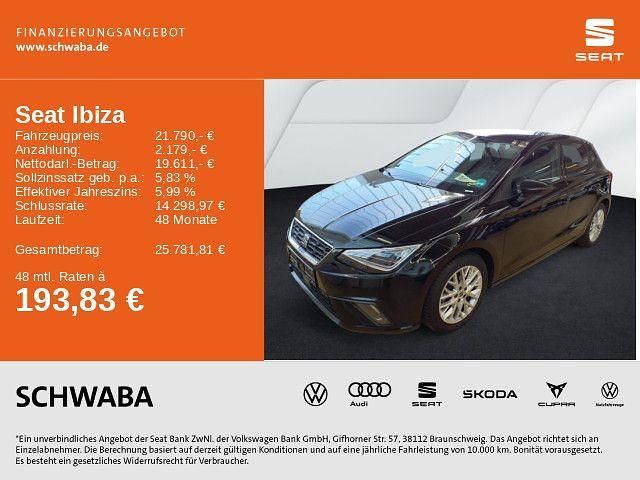 Midnight schwarz metallic Gebraucht 2025 Seat Ibiza FR-Line Limousine | 21.790 € (Fairer Preis) - Bild 1/4