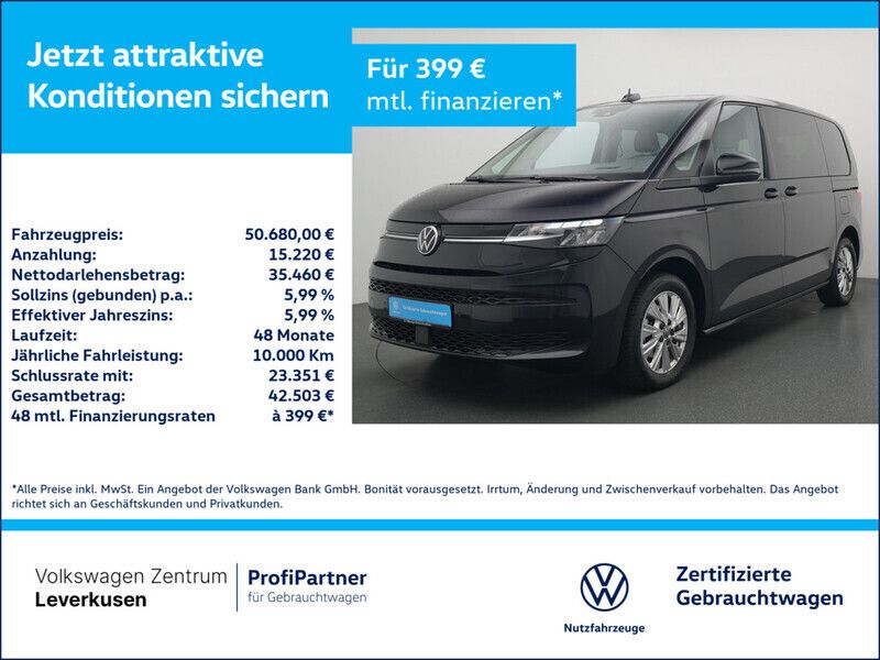 Deep black Gebraucht 2024 VW T7 Life Van | 50.680 € (Guter Preis) - Bild 1/3