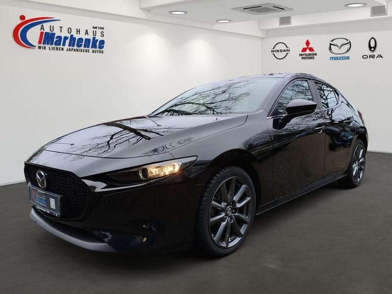 Jet black Gebraucht 2021 Mazda 3 Selection Limousine | 17.990 € (Guter Preis) - Bild 1/4