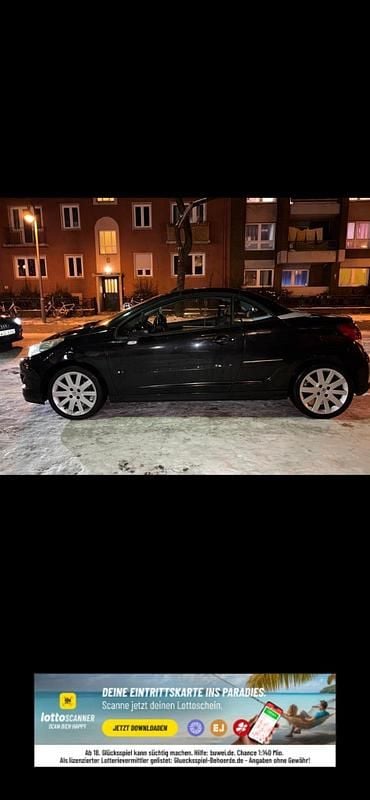 Gebraucht Peugeot 207 CC 120 PS (88 kW) 2011 Schwarz Cabrio