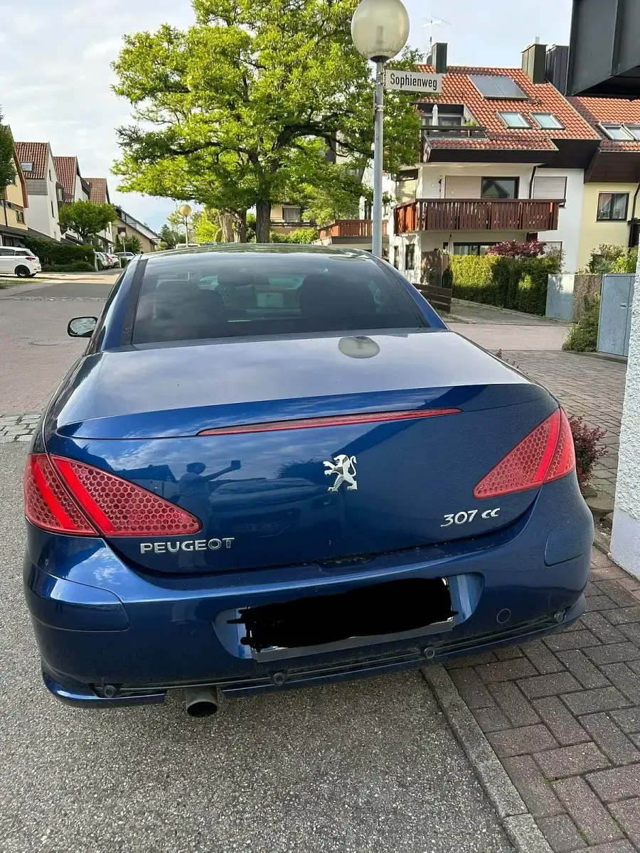 Gebraucht Peugeot 307 CC 140 PS (102 kW) 2006 Blau Cabrio