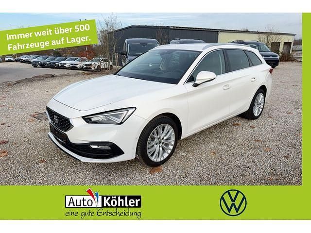Candy weiß / kaltgrau Gebraucht 2021 Seat Leon XCELLENCE Kombi | 19.960 € (Guter Preis) - Bild 1/3