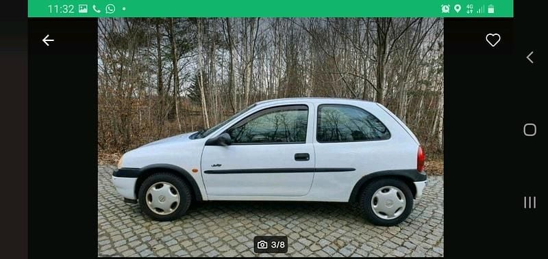 Weiß Gebraucht 1998 Opel Corsa Kleinwagen | 750 € (Fairer Preis) - Bild 1/4