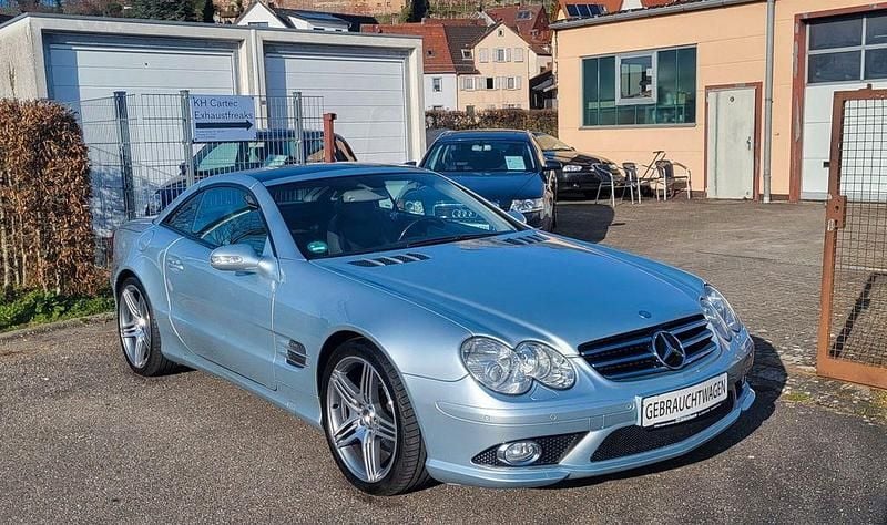 Gebraucht Mercedes SL500 AMG 306 PS (225 kW) 2003 Silber Cabrio