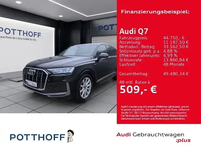 Gebraucht Audi Q7 S-Line 286 PS (210 kW) 2022 SUV