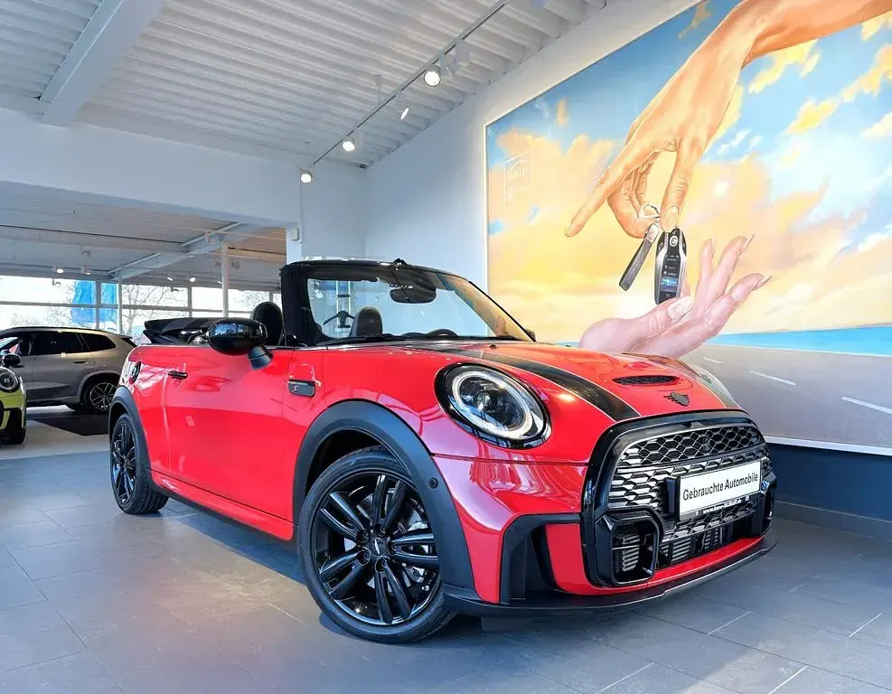 Brugt Mini John Cooper Works Cabriolet 178 HK (130 kW) 2023 Rød Cabriolet