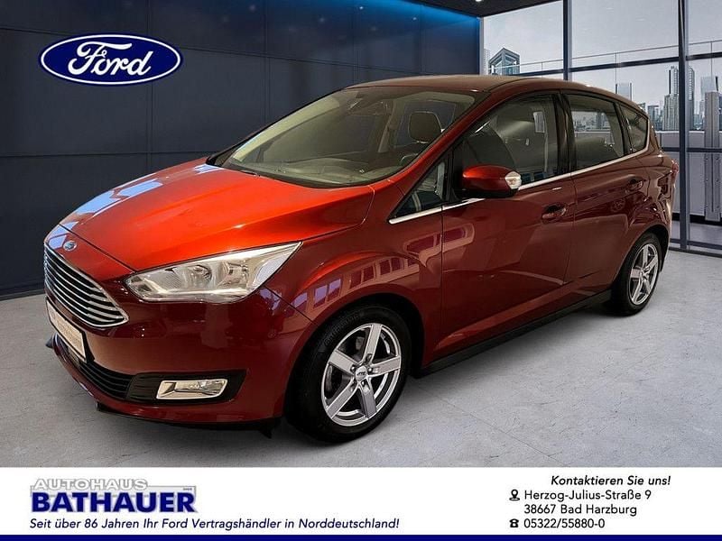 Rot Gebraucht 2015 Ford C-MAX Titanium Van / Kleinbus | 12.650 € (Etwas zu teuer) - Bild 1/4