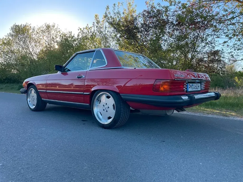 Gebraucht Mercedes 560 227 PS (166 kW) 1989 Rot Cabrio