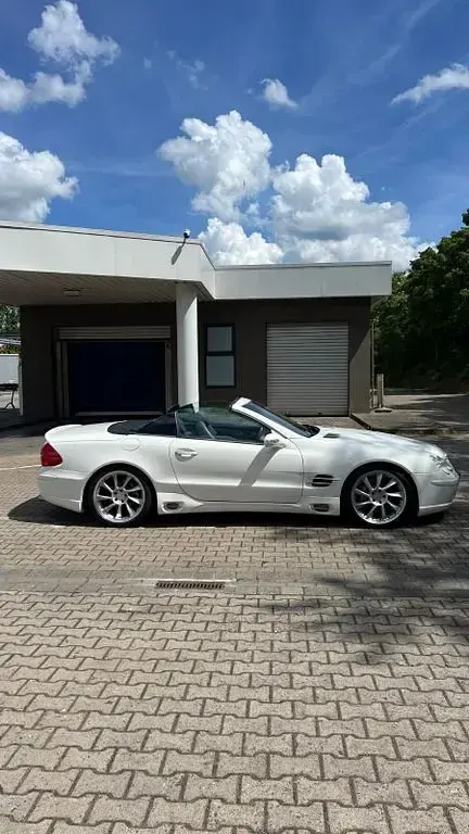 Gebraucht Mercedes SL500 306 PS (225 kW) 2003 Weiß Cabrio