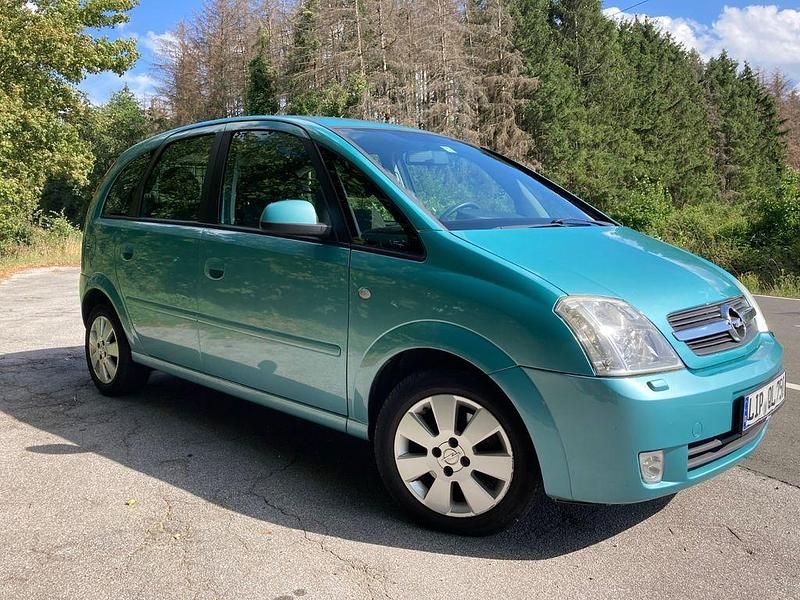 Grün Gebraucht 2003 Opel Meriva Cosmo Van / Kleinbus | 1.290 € (Guter Preis) - Bild 1/4
