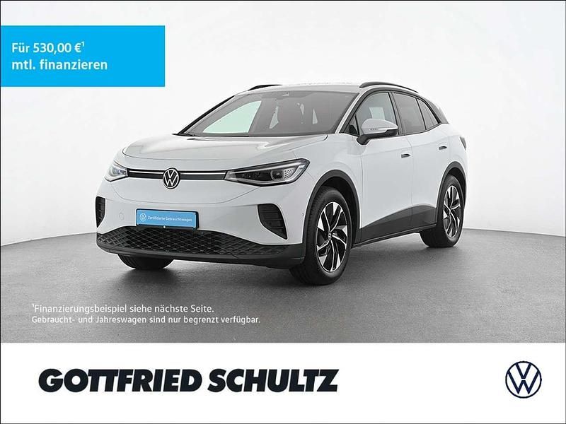 Gletscherweiß metallic Gebraucht 2024 VW ID.4 Pro SUV | 42.200 € - Bild 1/4
