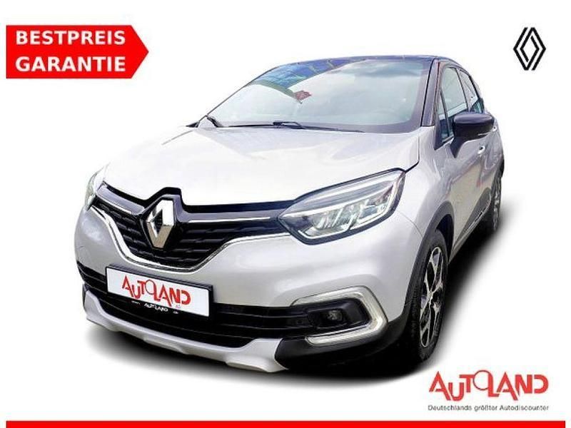 Grau d69 + schwarz gne (metallic) Gebraucht 2017 Renault Captur Intens SUV | 16.950 € - Bild 1/4