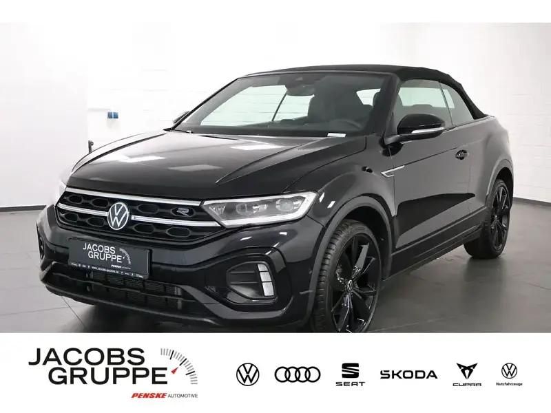 Schwarz Gebraucht 2024 VW T-Roc Cabriolet Style Cabrio | 37.879 € (Teuer) - Bild 1/4