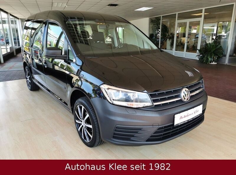 Schwarz Gebraucht 2016 VW Caddy Maxi Conceptline Van / Kleinbus | 16.450 € (Superpreis) - Bild 1/4
