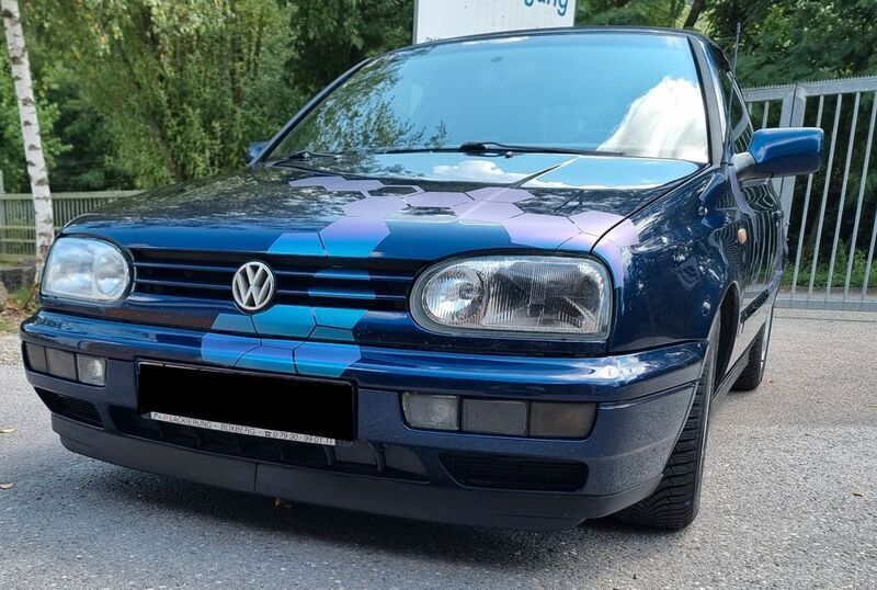Brugt VW Golf Cabriolet 90 HK (66 kW) 1997 Blå Cabriolet