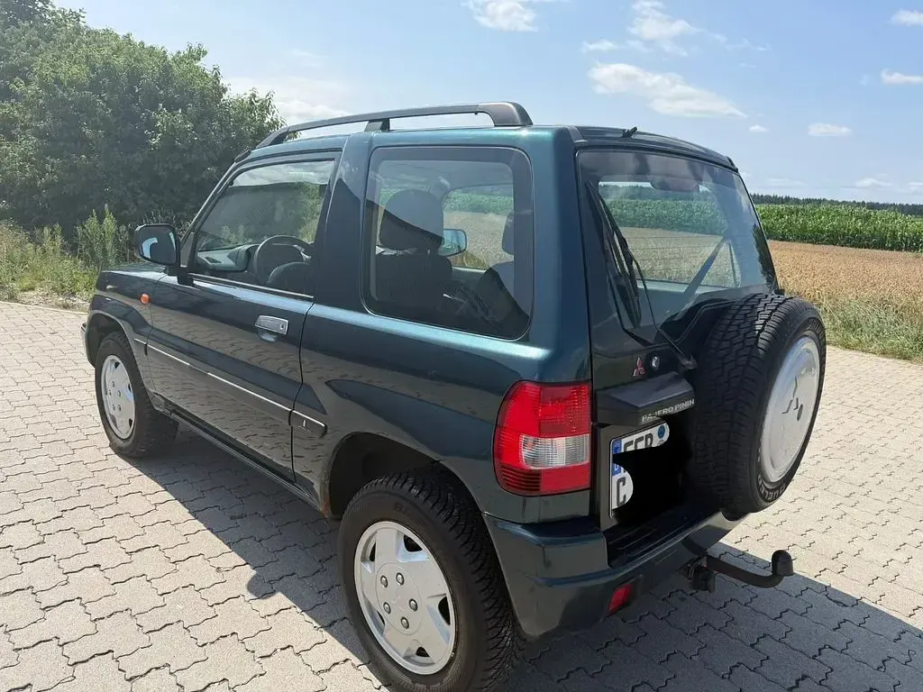 Gebraucht Mitsubishi Pajero 122 PS (89 kW) 2003 Grün SUV