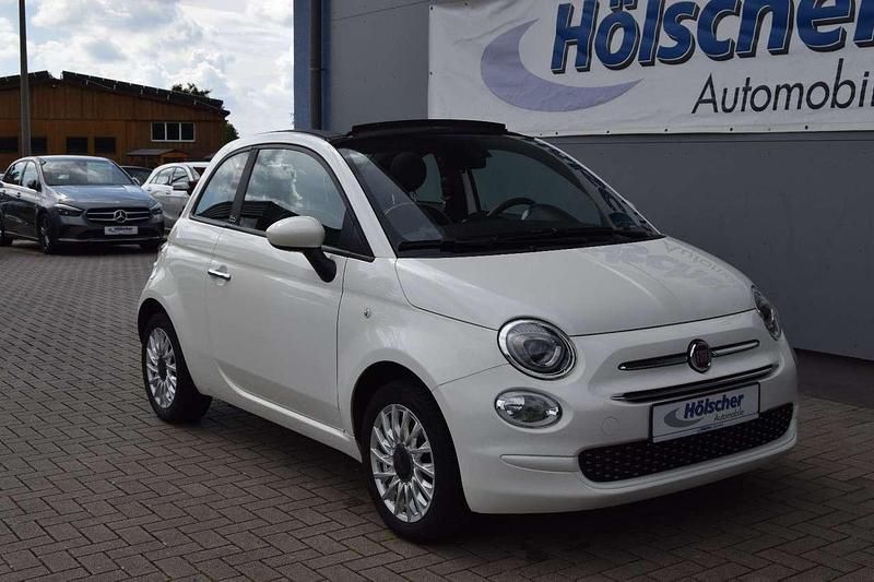 Weiß Gebraucht 2020 Fiat 500C Lounge Cabrio | 14.950 € (Fairer Preis) - Bild 1/4