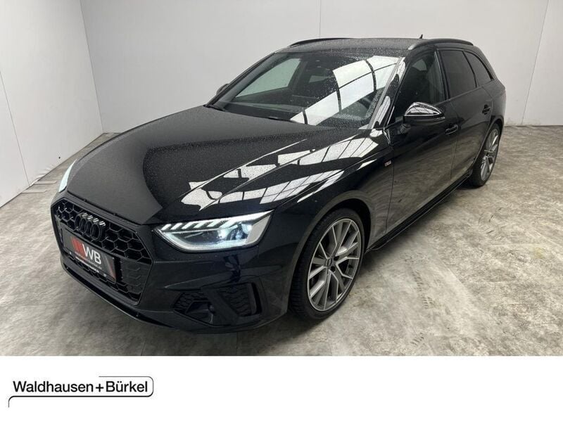 Mythosschwarz (metallic) Gebraucht 2023 Audi A4 S-Line Kombi | 34.950 € (Guter Preis) - Bild 1/4