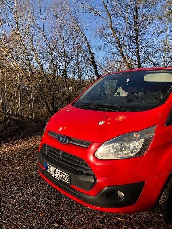 Gebraucht Ford Transit Custom Basis 101 PS (74 kW) 2015 Rot Pickup