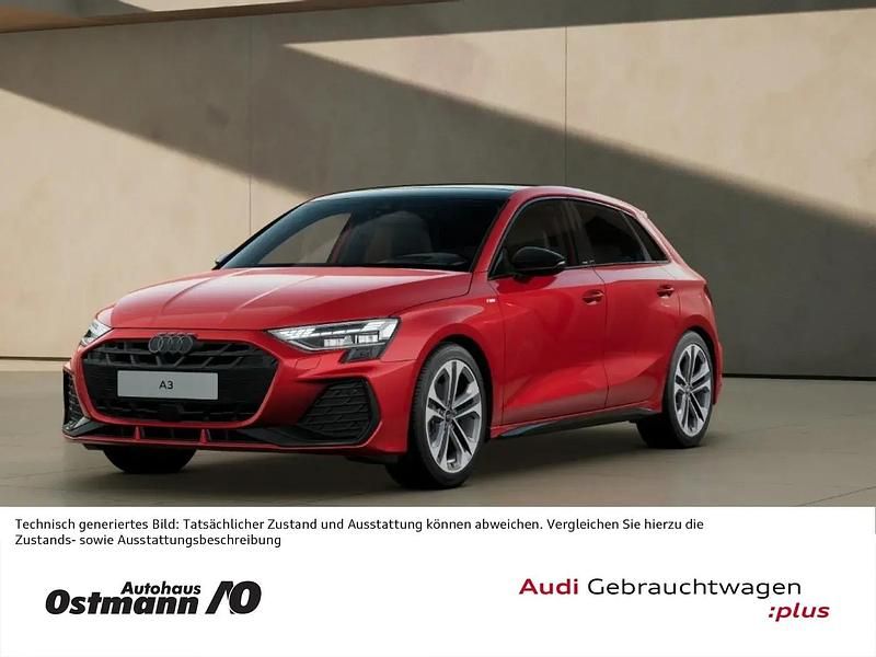 Rot Gebraucht 2024 Audi A3 S-Line Limousine | 39.329 € (Teuer) - Bild 1/4
