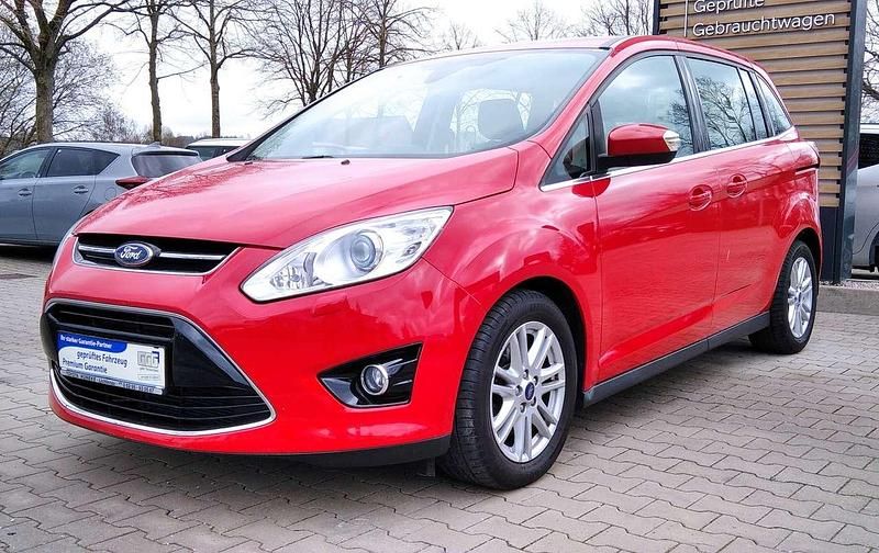 Coloradorot Gebraucht 2013 Ford Grand C-Max Titanium Van / Kleinbus | 9.990 € (Teuer) - Bild 1/4