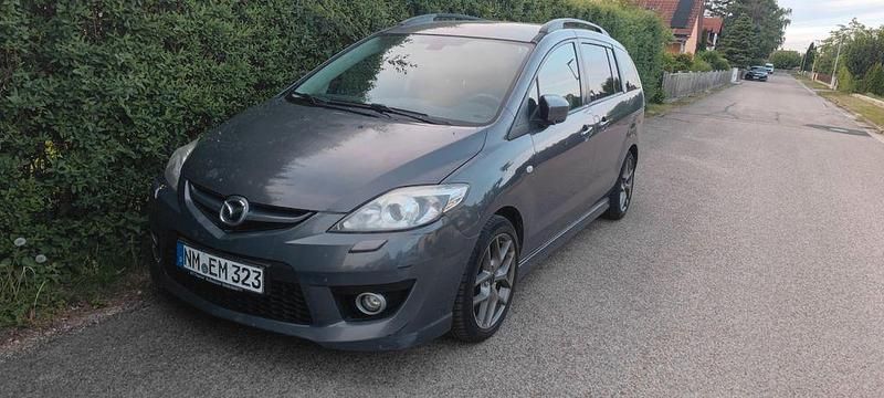 Grau Gebraucht 2010 Mazda 5 Active Plus Van / Kleinbus | 1.999 € (Superpreis) - Bild 1/4