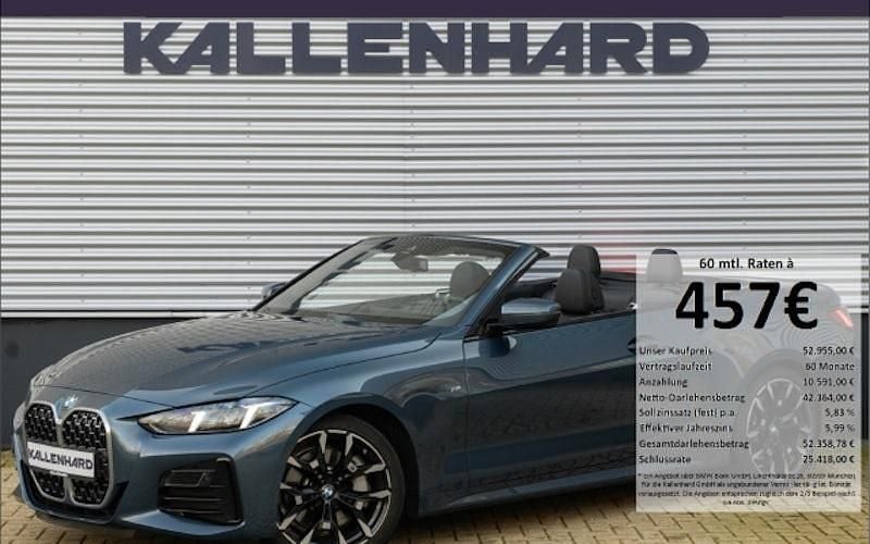 Blau Gebraucht 2025 BMW 430 Cabriolet Luxury Line Cabrio | 52.955 € (Fairer Preis) - Bild 1/4