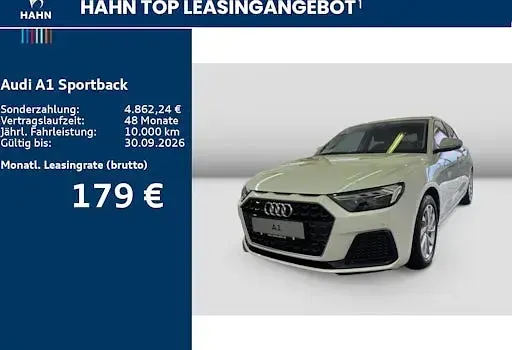 Gebraucht Audi A1 Sportback Advanced 116 PS (85 kW) 2026 Weiß Kleinwagen