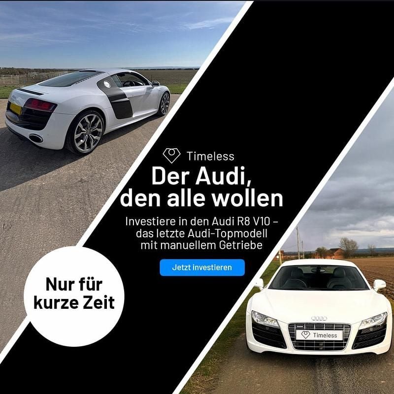 Gebraucht Audi R8 Coupé Design 420 PS (308 kW) 2007 Weiß Coupé