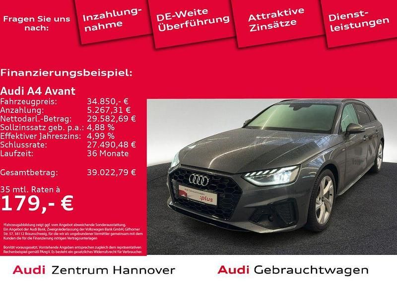 Daytonagrau perleffekt Gebraucht 2023 Audi A4 S-Line Kombi | 34.850 € (Guter Preis) - Bild 1/4