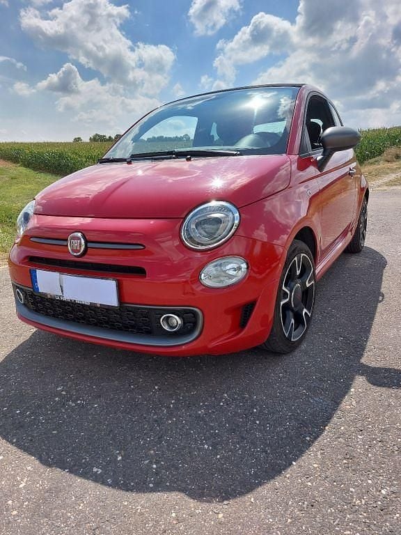 Rot Gebraucht 2019 Fiat 500C Sport Cabrio | 8.650 € (Guter Preis) - Bild 1/4