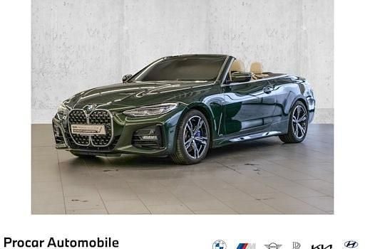 Grün Gebraucht 2021 BMW 430 Cabriolet M Sport Cabrio | 38.880 € (Superpreis) - Bild 1/4