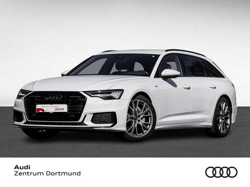 Gletscherweiß metallic Gebraucht 2022 Audi A6 Sport Kombi | 33.944 € (Superpreis) - Bild 1/4