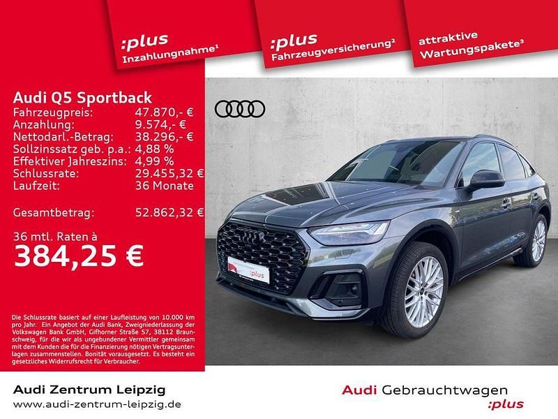 Daytonagrau perleffekt Gebraucht 2023 Audi Q5 Sportback Ambiente SUV | 47.870 € (Fairer Preis) - Bild 1/3