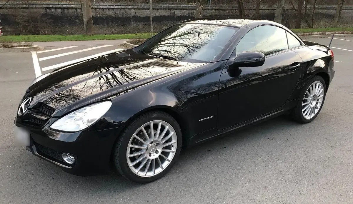 Gebraucht Mercedes SLK200 184 PS (135 kW) 2009 Schwarz Cabrio