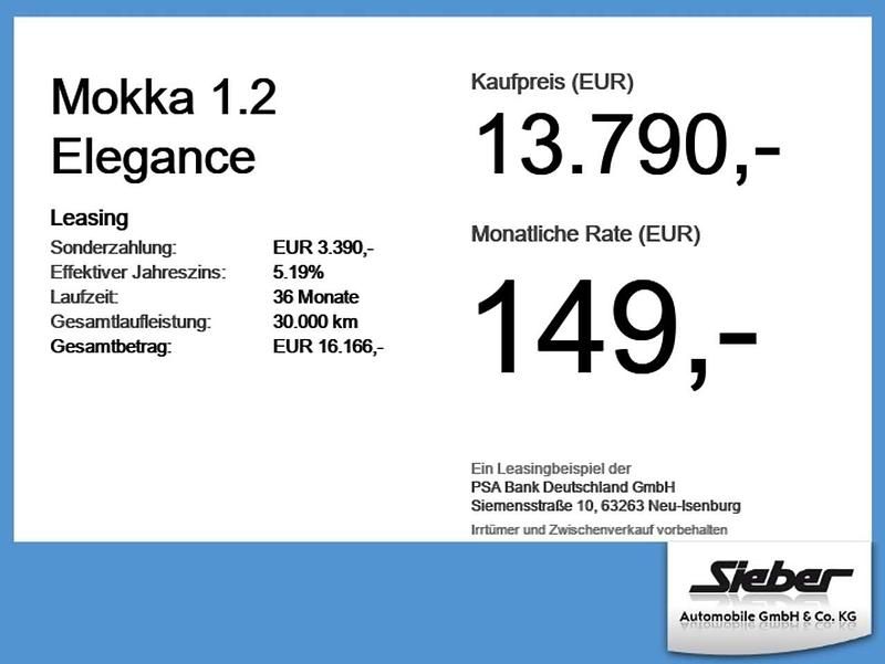 Second-hand Opel Mokka Elegance 101 CP (74 kW) 2022 Albastru SUV