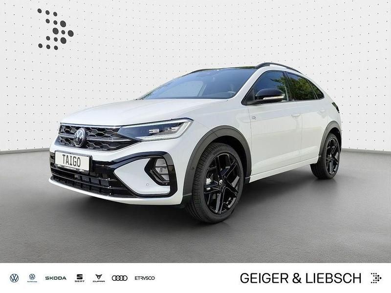 Pure white schwarz Neu 2025 VW Taigo R-line SUV | 37.535 € (Teuer) - Bild 1/4
