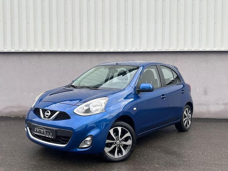 Blau Gebraucht 2015 Nissan Micra Acenta Limousine | 6.890 € (Fairer Preis) - Bild 1/4