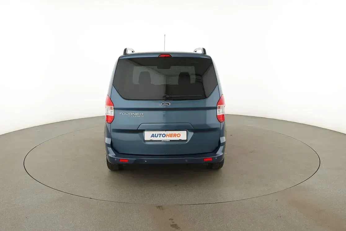 Gebraucht Ford Tourneo Courier Titanium 101 PS (74 kW) 2019 Blau Van / Kleinbus