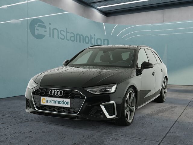 Schwarz Gebraucht 2020 Audi A4 S-Line Kombi | 29.382 € (Teuer) - Bild 1/2
