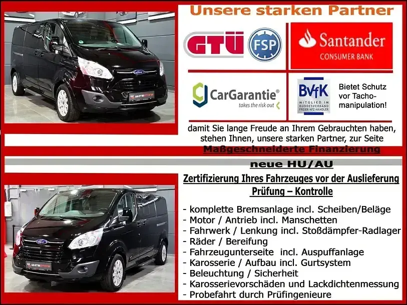 Gebraucht Ford Transit Custom 170 PS (125 kW) 2018 Shadow black (metallic) Kombi