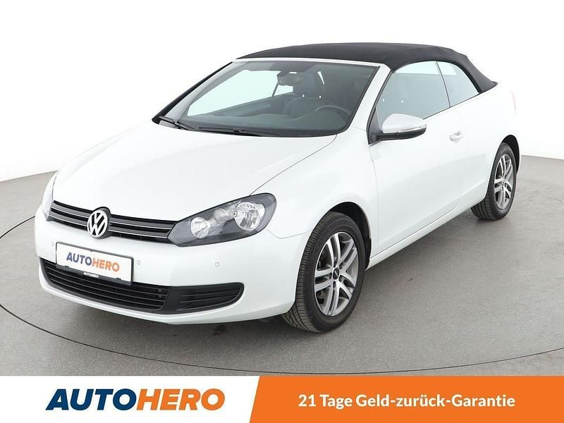 Weiß Gebraucht 2015 VW Golf Cabriolet Cabrio | 12.010 € (Fairer Preis) - Bild 1/3